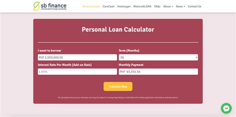 Loan Calculator Philippines [Home, Mortgage, Personal, Bank].